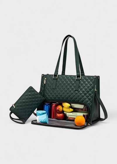 3 w 1 pikowana torba typu tote