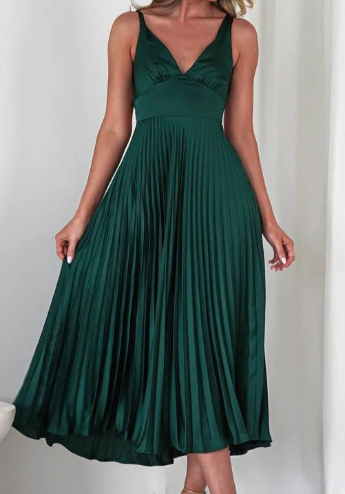 Fern | Elegancka sukienka maxi z miękkim krojem