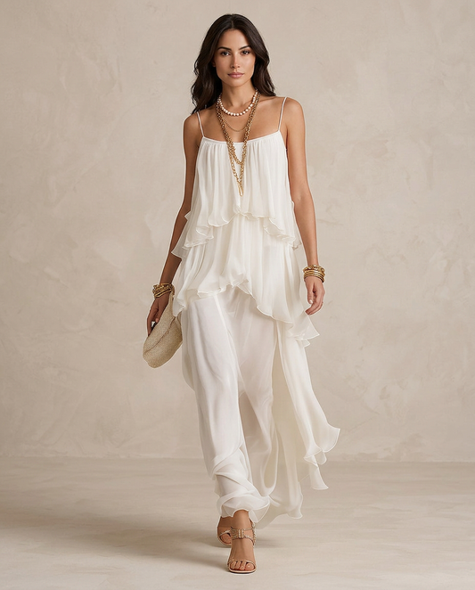 AURELIA | Sukienka Maxi Chiffon