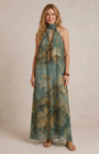 FLORA | Maxi Sukienka Chiffon Kwiatowa Boho