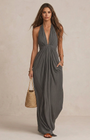 GIULIA | Maxi Sukienka Drapowana