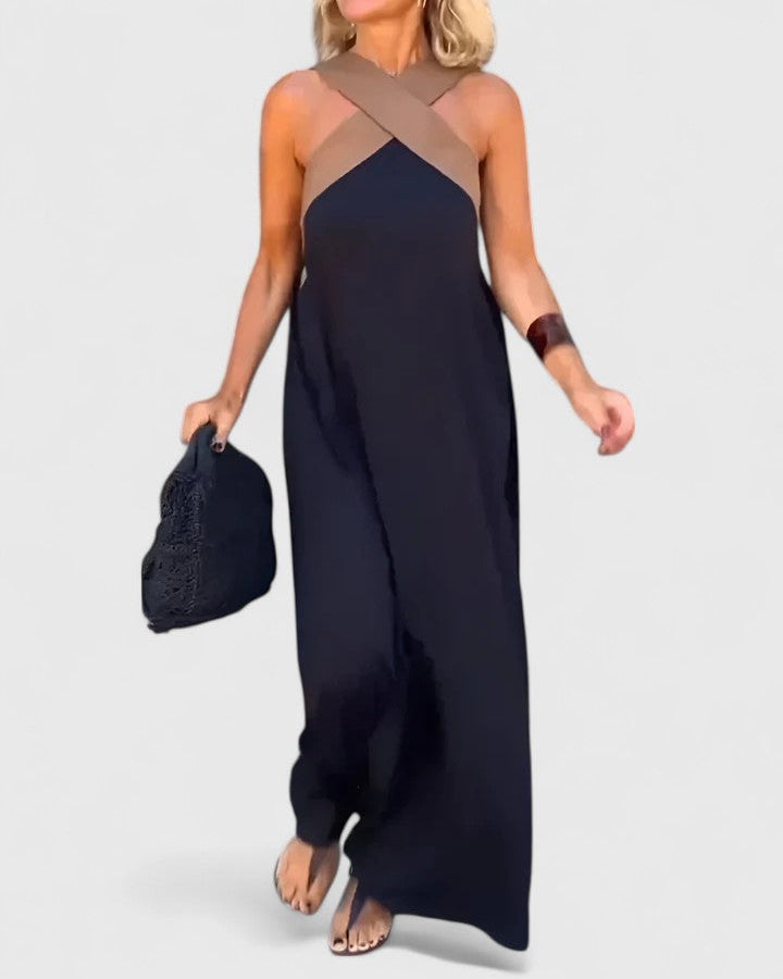 Evangeline™| Elegancka sukienka z krzyżowym pleceniem