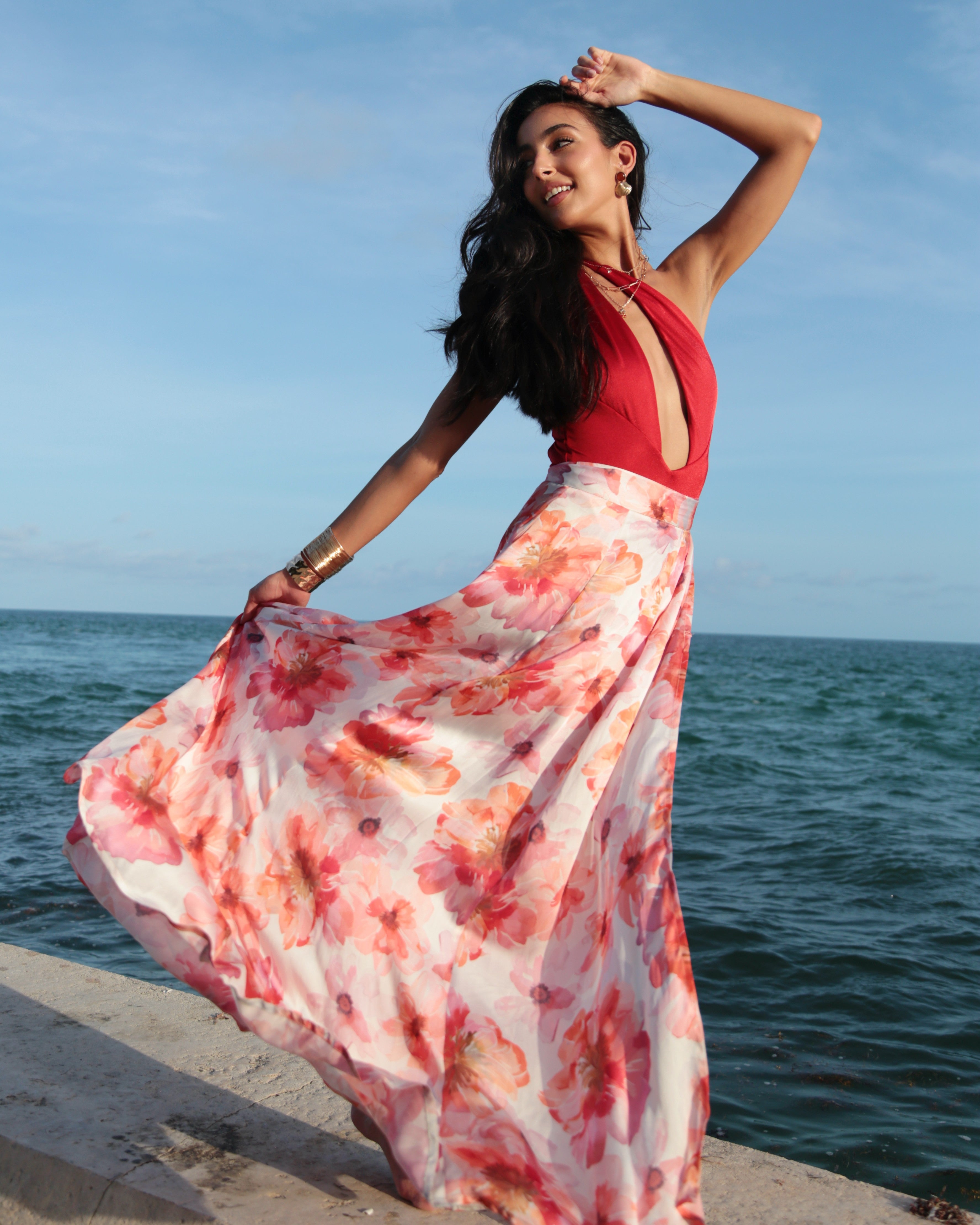 Spódnica Show – Sunset Bloom