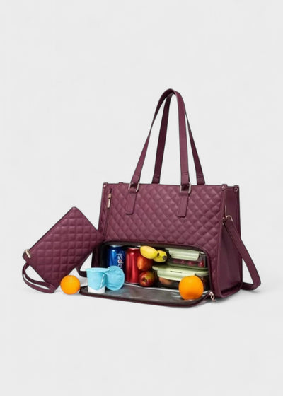 3 w 1 pikowana torba typu tote