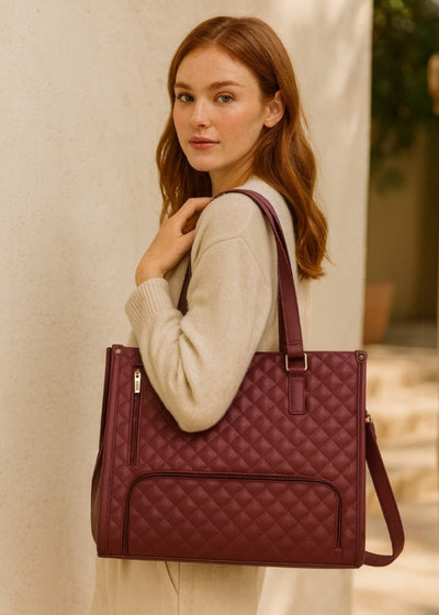 3 w 1 pikowana torba typu tote